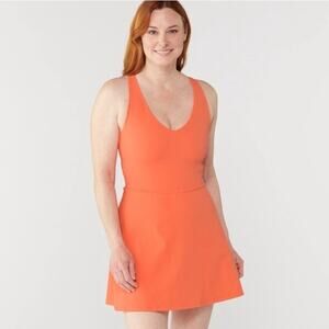 Outdoor Voices Volley Dress in Orange Size Small